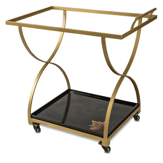 AICO by Michael Amini - Illusions Serving Cart - FS-ILUSN-093 veiw 2