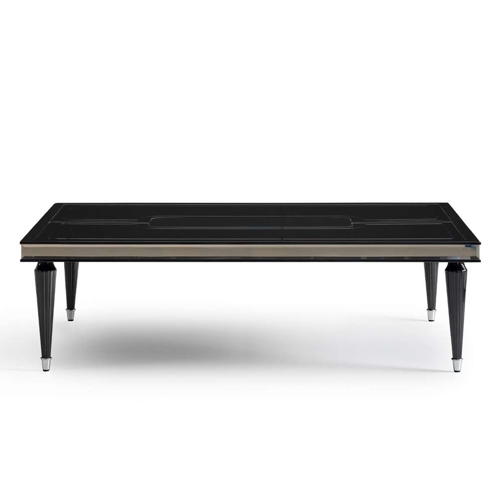 AICO by Michael Amini - La Francaise Cocktail Table - Black Ice - LFR-FRSE201-805 veiw 1