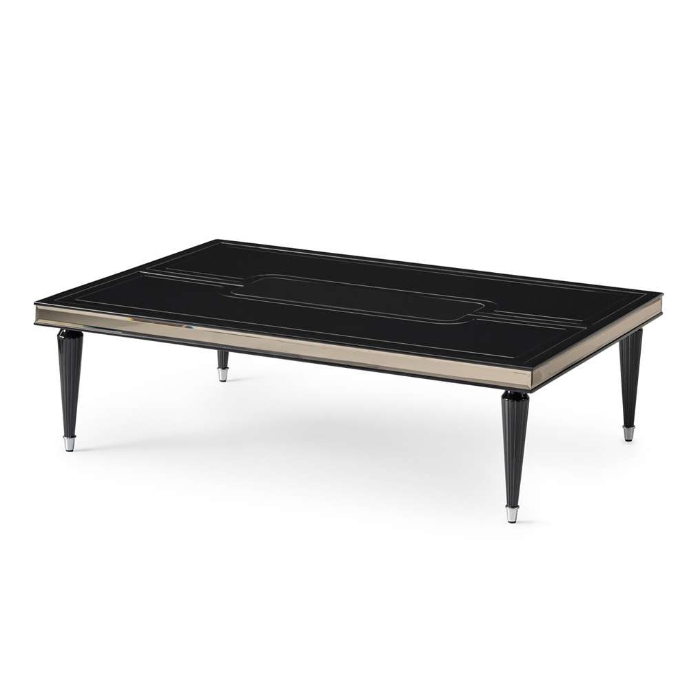 AICO by Michael Amini - La Francaise Cocktail Table - Black Ice - LFR-FRSE201-805 veiw 3
