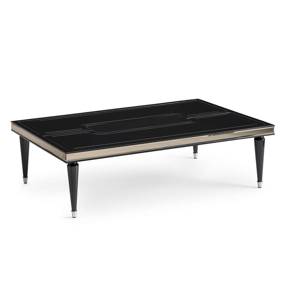 AICO by Michael Amini - La Francaise Cocktail Table - Black Ice - LFR-FRSE201-805 veiw 6