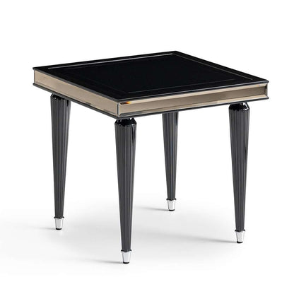 AICO by Michael Amini - La Francaise Side Table - Black Ice - LFR-FRSE202-805 veiw 1