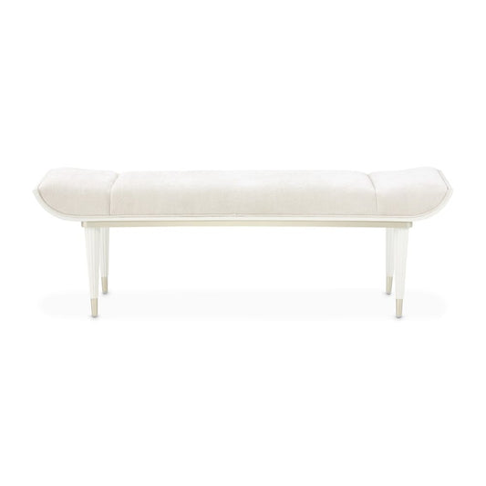 AICO by Michael Amini - La Marisia Accent Bench - Tranquil/Creamy Pearl - 9089904-112 veiw 2