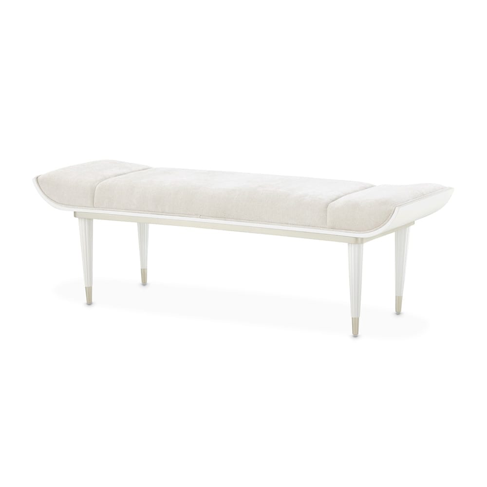 AICO by Michael Amini - La Marisia Accent Bench - Tranquil/Creamy Pearl - 9089904-112 veiw 4