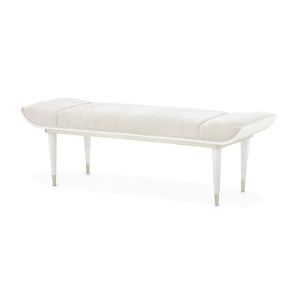 AICO by Michael Amini - La Marisia Accent Bench - Tranquil/Creamy Pearl - 9089904-112 veiw 4