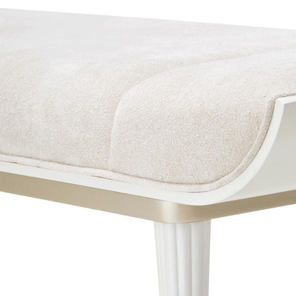 AICO by Michael Amini - La Marisia Accent Bench - Tranquil/Creamy Pearl - 9089904-112 veiw 6