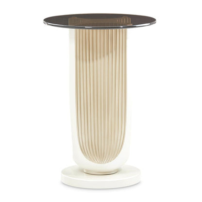 AICO by Michael Amini - La Marisia Accent Table - Creamy Pearl - 9089222-112 veiw 1