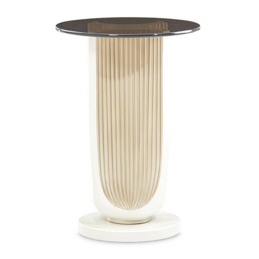 AICO by Michael Amini - La Marisia Accent Table - Creamy Pearl - 9089222-112 veiw 1