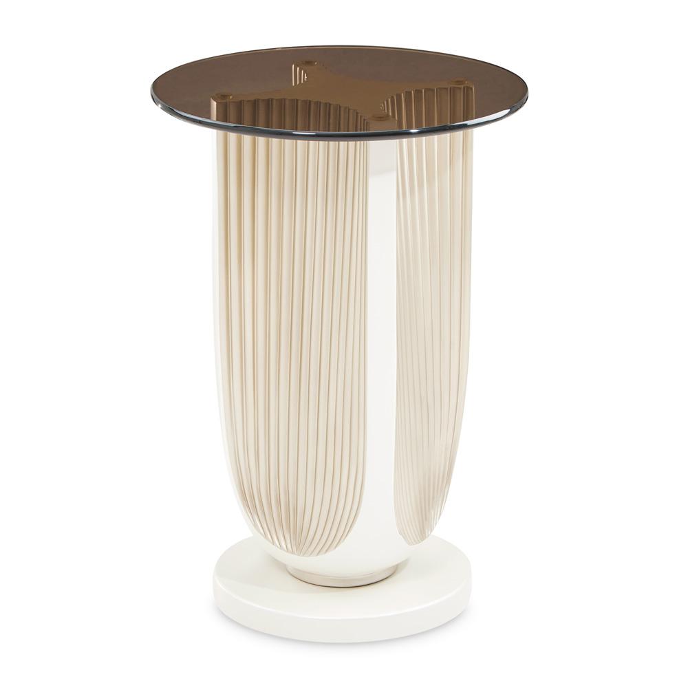 AICO by Michael Amini - La Marisia Accent Table - Creamy Pearl - 9089222-112 veiw 4