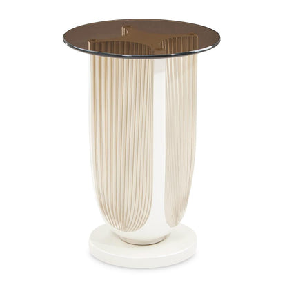 AICO by Michael Amini - La Marisia Accent Table - Creamy Pearl - 9089222-112 veiw 4