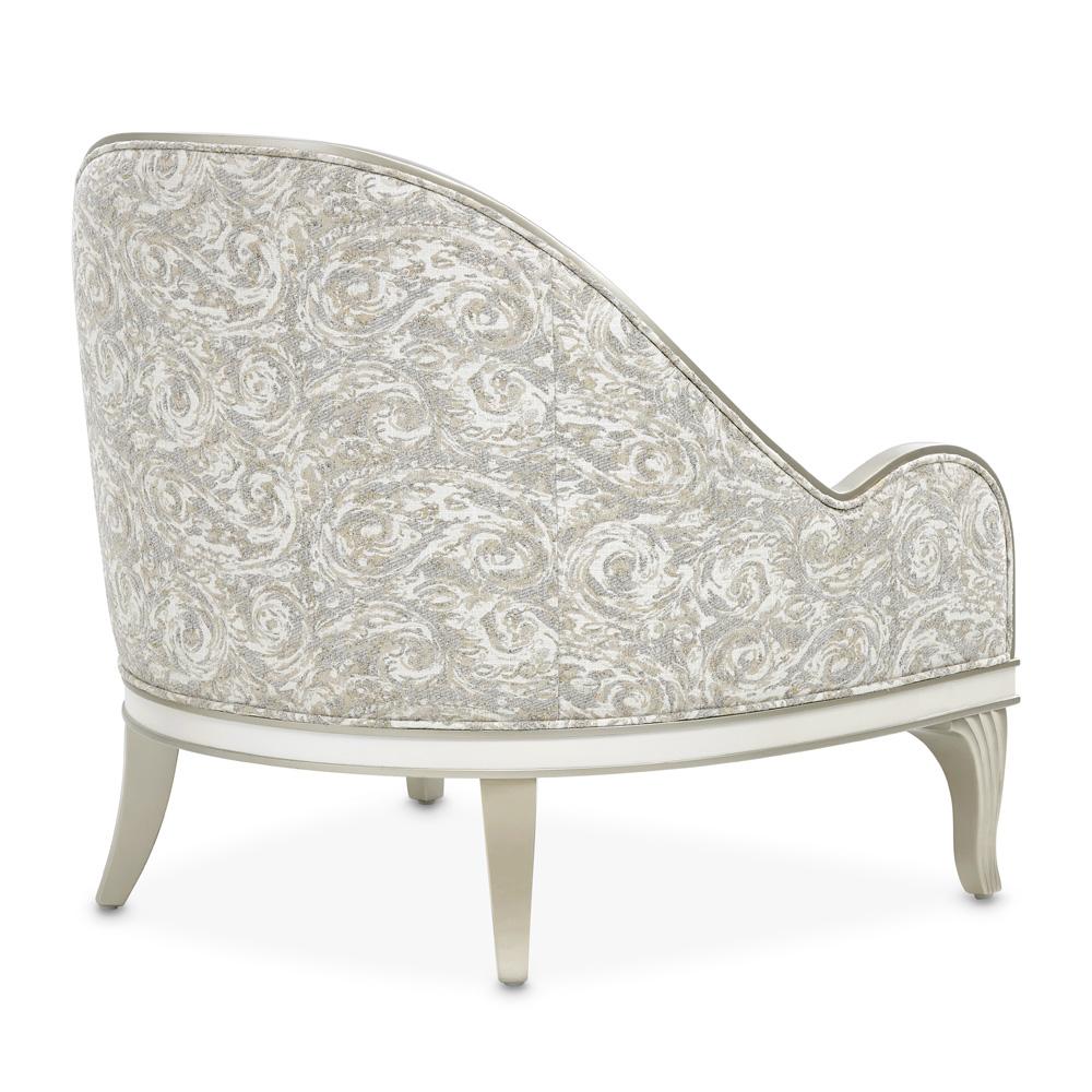 AICO by Michael Amini - La Marisia Chenille Accent Chair - Tranquil/Light Champagne - 9089834-TRQUL-124 veiw 6