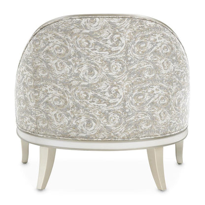 AICO by Michael Amini - La Marisia Chenille Accent Chair - Tranquil/Light Champagne - 9089834-TRQUL-124 veiw 7
