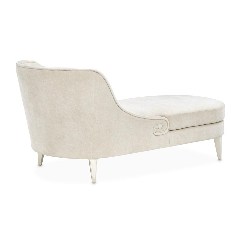 AICO by Michael Amini - La Marisia Chenille Chaise - Tranquil/Light Champagne - 9089841-TRQUL-124 veiw 7