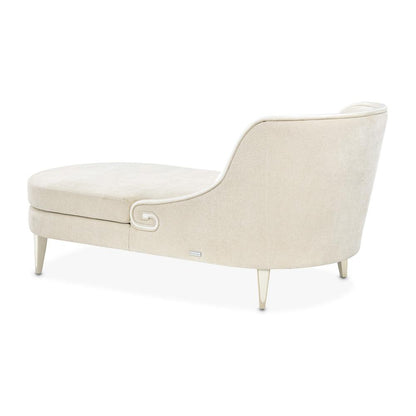 AICO by Michael Amini - La Marisia Chenille Chaise - Tranquil/Light Champagne - 9089841-TRQUL-124 veiw 9