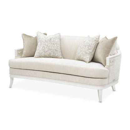 AICO by Michael Amini - La Marisia Chenille Loveseat - Tranquil/Creamy Pearl - 9089825-TRQUL-124 veiw 1