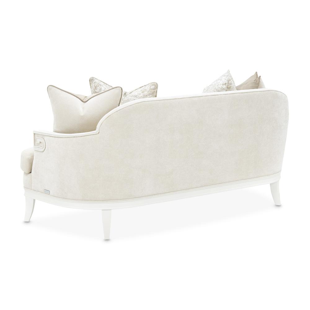 AICO by Michael Amini - La Marisia Chenille Loveseat - Tranquil/Creamy Pearl - 9089825-TRQUL-124 veiw 9