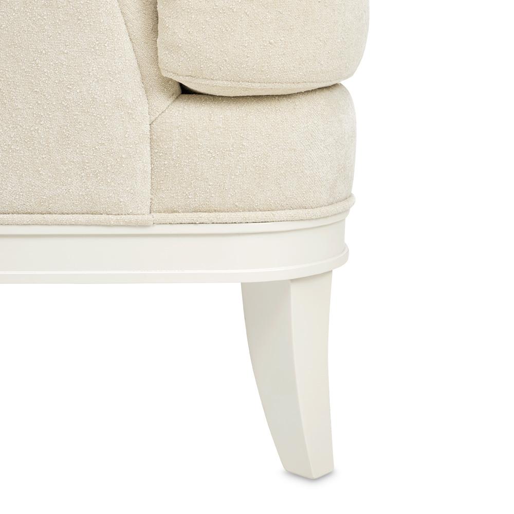 AICO by Michael Amini - La Marisia Chenille Loveseat - Tranquil/Creamy Pearl - 9089825-TRQUL-124 veiw 10