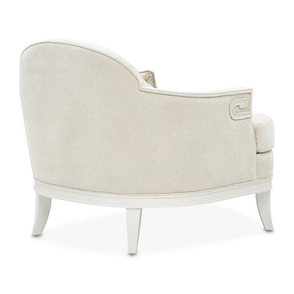 AICO by Michael Amini - La Marisia Chenille Matching Chair - Tranquil/Creamy Pearl - 9089835-TRQUL-124 veiw 6