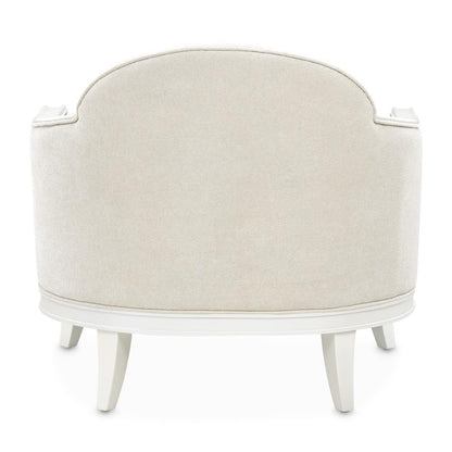 AICO by Michael Amini - La Marisia Chenille Matching Chair - Tranquil/Creamy Pearl - 9089835-TRQUL-124 veiw 7