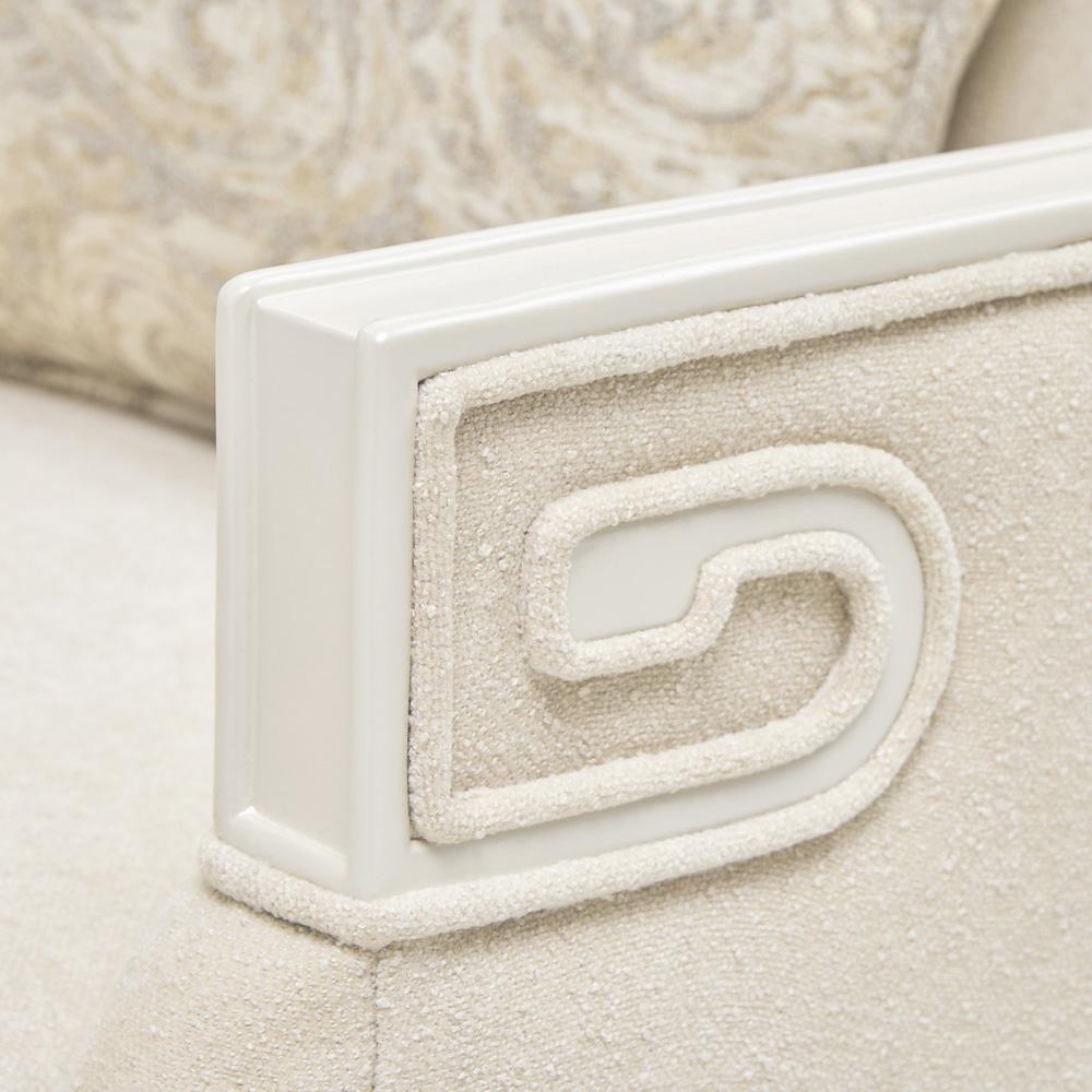 AICO by Michael Amini - La Marisia Chenille Matching Chair - Tranquil/Creamy Pearl - 9089835-TRQUL-124 veiw 10