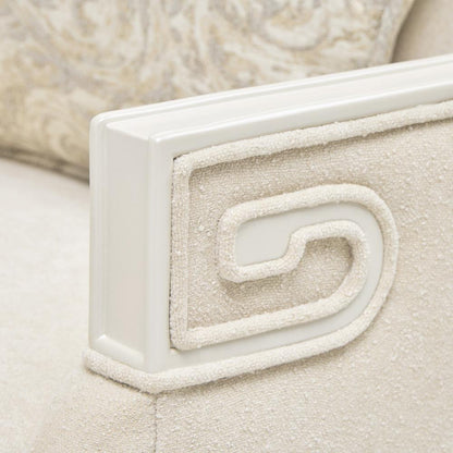 AICO by Michael Amini - La Marisia Chenille Matching Chair - Tranquil/Creamy Pearl - 9089835-TRQUL-124 veiw 10