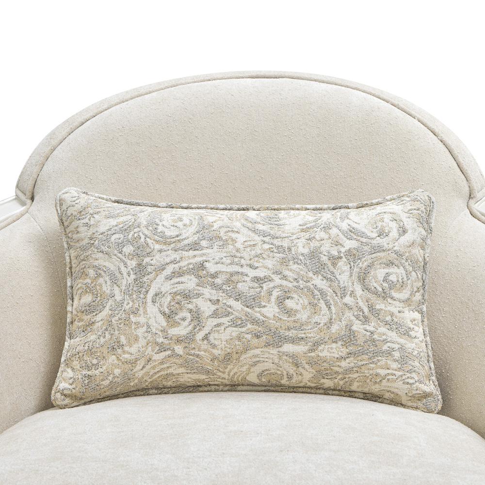 AICO by Michael Amini - La Marisia Chenille Matching Chair - Tranquil/Creamy Pearl - 9089835-TRQUL-124 veiw 11