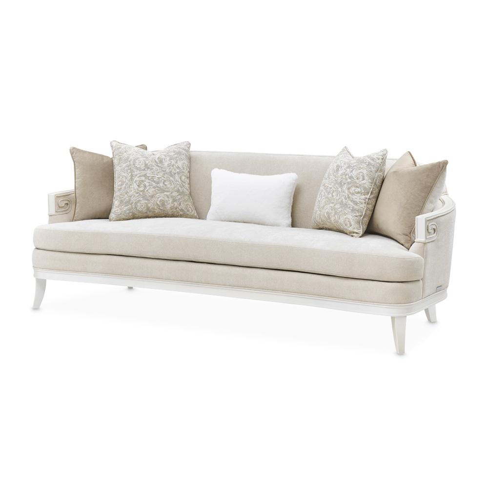 AICO by Michael Amini - La Marisia Chenille Sofa - Tranquil/Creamy Pearl - 9089815-TRQUL-124 veiw 1