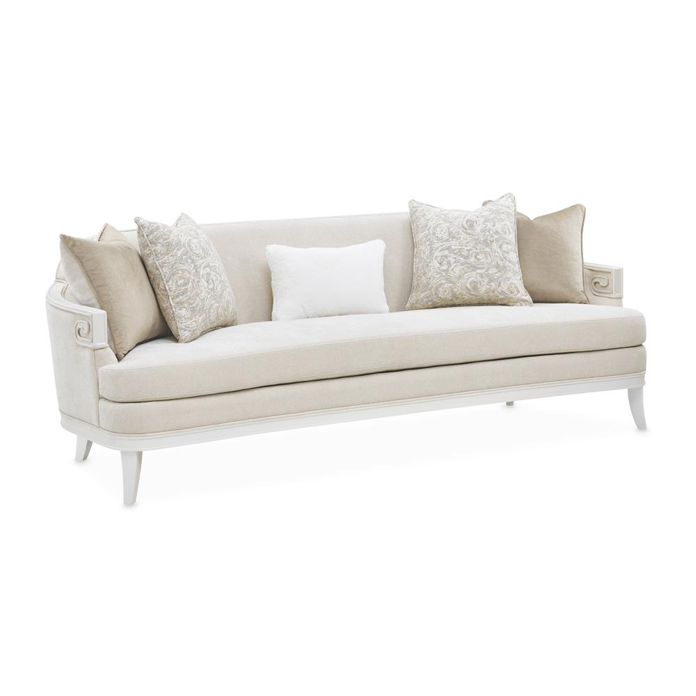 AICO by Michael Amini - La Marisia Chenille Sofa - Tranquil/Creamy Pearl - 9089815-TRQUL-124 veiw 2