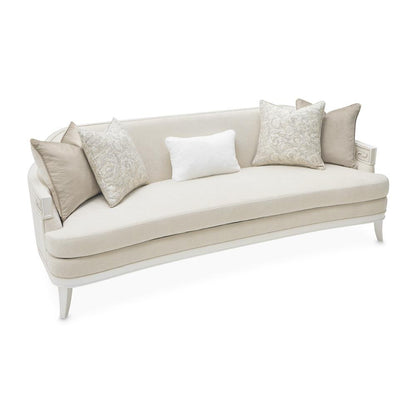 AICO by Michael Amini - La Marisia Chenille Sofa - Tranquil/Creamy Pearl - 9089815-TRQUL-124 veiw 3