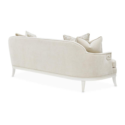 AICO by Michael Amini - La Marisia Chenille Sofa - Tranquil/Creamy Pearl - 9089815-TRQUL-124 veiw 8
