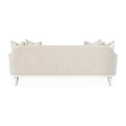 AICO by Michael Amini - La Marisia Chenille Sofa - Tranquil/Creamy Pearl - 9089815-TRQUL-124 veiw 9