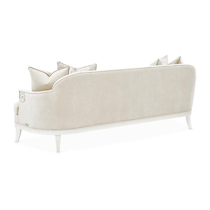 AICO by Michael Amini - La Marisia Chenille Sofa - Tranquil/Creamy Pearl - 9089815-TRQUL-124 veiw 10