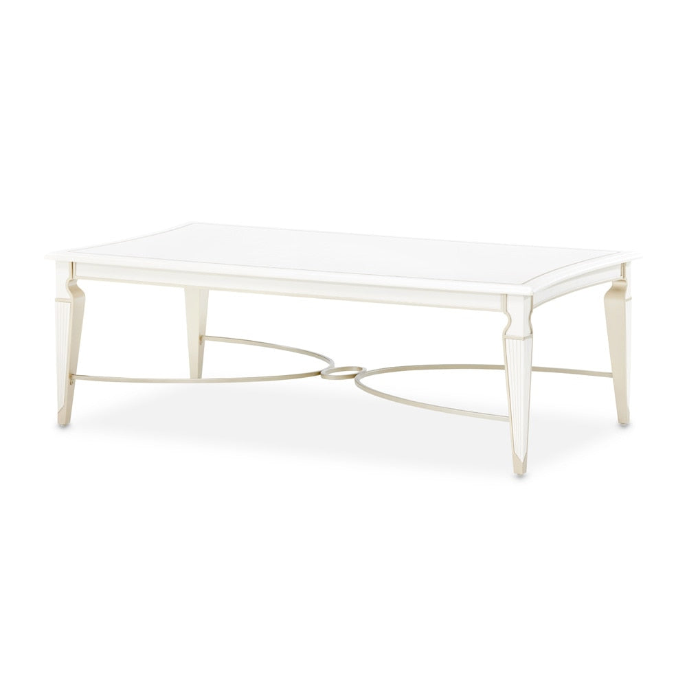 AICO by Michael Amini - La Marisia Cocktail Table - Creamy Pearl - 9089201-112 veiw 1