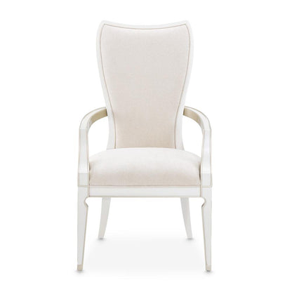 AICO by Michael Amini - La Marisia Dining Arm Chair, Set of 2 - Tranquil/Creamy Pearl - 9089004-112 veiw 2