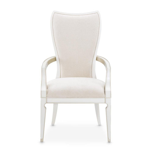 AICO by Michael Amini - La Marisia Dining Arm Chair, Set of 2 - Tranquil/Creamy Pearl - 9089004-112 veiw 2