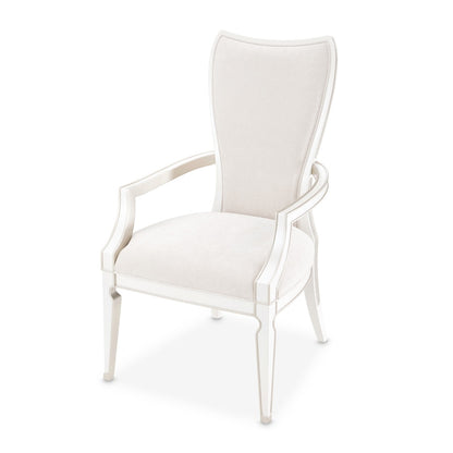 AICO by Michael Amini - La Marisia Dining Arm Chair, Set of 2 - Tranquil/Creamy Pearl - 9089004-112 veiw 3