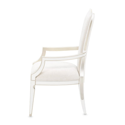 AICO by Michael Amini - La Marisia Dining Arm Chair, Set of 2 - Tranquil/Creamy Pearl - 9089004-112 veiw 7