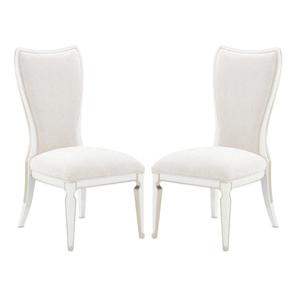 AICO by Michael Amini - La Marisia Dining Side Chair, Set of 2 - Tranquil/Creamy Pearl - 9089003-112 veiw 1