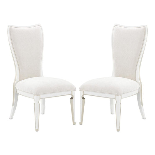 AICO by Michael Amini - La Marisia Dining Side Chair, Set of 2 - Tranquil/Creamy Pearl - 9089003-112 veiw 1