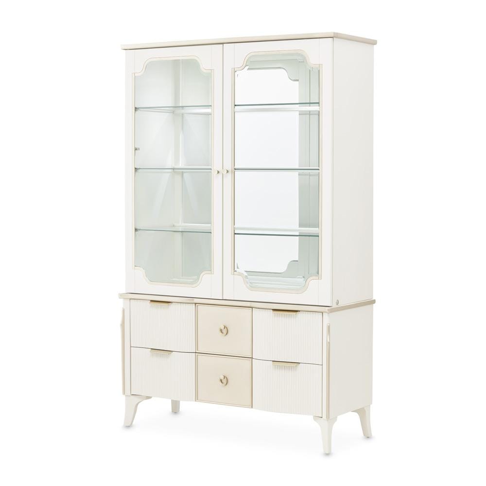 AICO by Michael Amini - La Marisia Display Cabinet - Creamy Pearl - 9089209-112 veiw 1