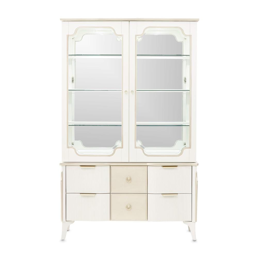 AICO by Michael Amini - La Marisia Display Cabinet - Creamy Pearl - 9089209-112 veiw 2