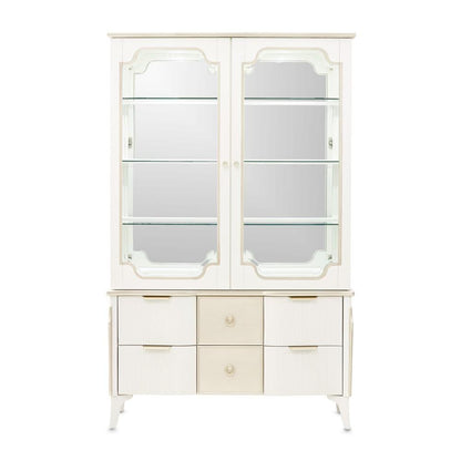 AICO by Michael Amini - La Marisia Display Cabinet - Creamy Pearl - 9089209-112 veiw 2