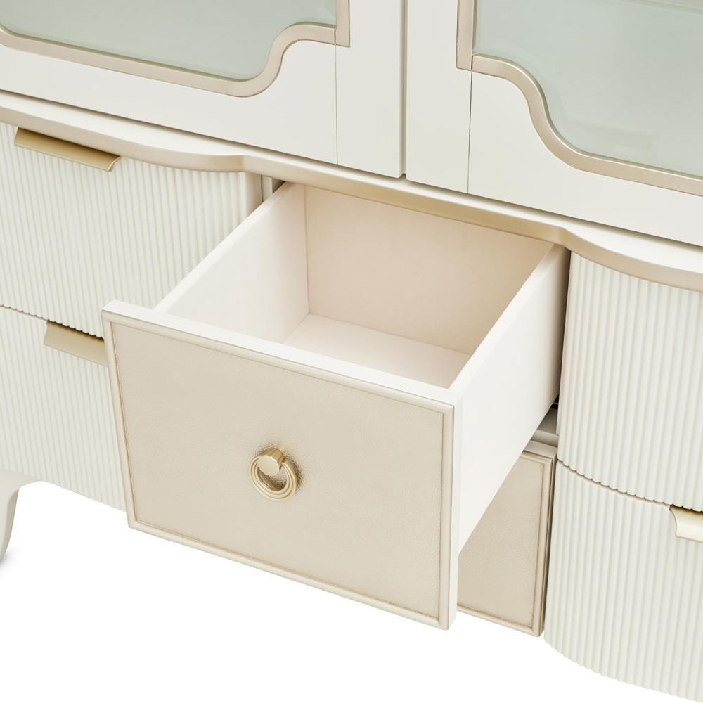 AICO by Michael Amini - La Marisia Display Cabinet - Creamy Pearl - 9089209-112 veiw 8