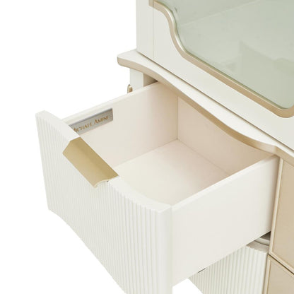AICO by Michael Amini - La Marisia Display Cabinet - Creamy Pearl - 9089209-112 veiw 9