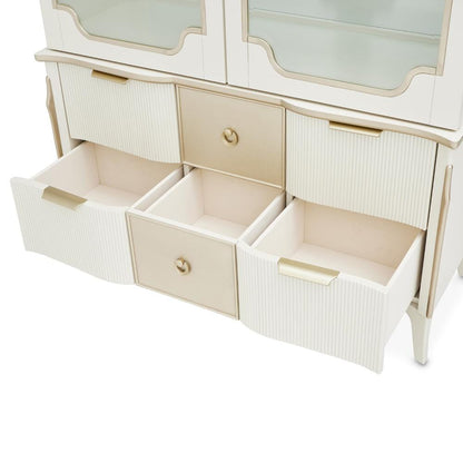 AICO by Michael Amini - La Marisia Display Cabinet - Creamy Pearl - 9089209-112 veiw 10