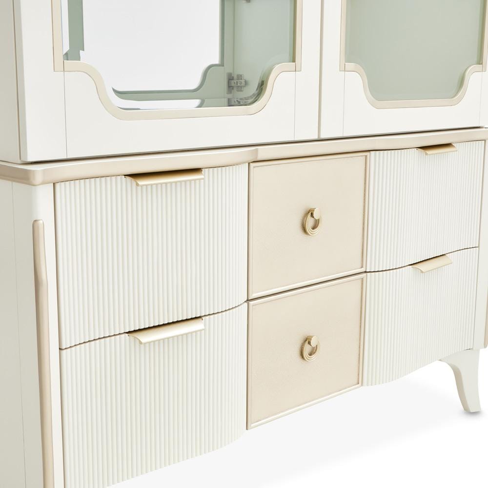 AICO by Michael Amini - La Marisia Display Cabinet - Creamy Pearl - 9089209-112 veiw 11