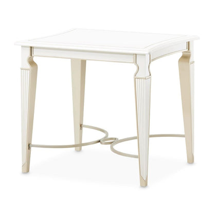 AICO by Michael Amini - La Marisia End Table - Creamy Pearl - 9089202-112 veiw 1