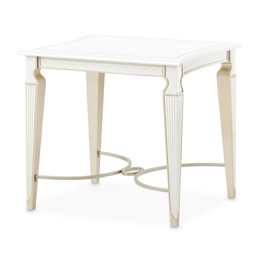 AICO by Michael Amini - La Marisia End Table - Creamy Pearl - 9089202-112 veiw 1