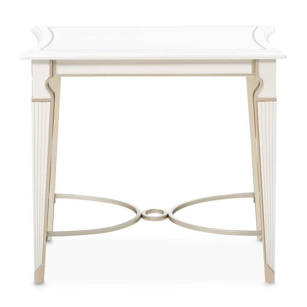 AICO by Michael Amini - La Marisia End Table - Creamy Pearl - 9089202-112 veiw 2