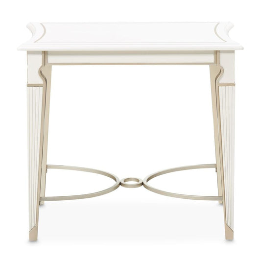 AICO by Michael Amini - La Marisia End Table - Creamy Pearl - 9089202-112 veiw 2