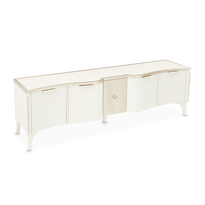 AICO by Michael Amini - La Marisia Media Cabinet - Creamy Pearl - 9089081-112 veiw 1